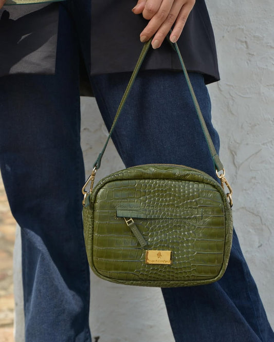 Green Bag Cross Body